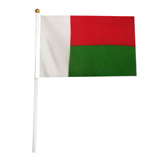 【跨境专供】马达加斯加竞选旗14*21手摇旗广告小旗帜定做大选旗