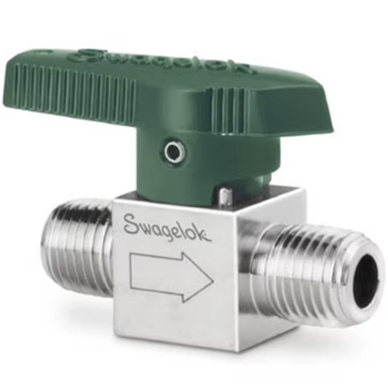 SS-2P4T2世伟洛克Swagelok不锈钢四分之一圈仪表旋塞阀1/8in.MNPT