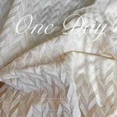 A5L American minimalist modern high-precision embossed curtains living room bedroom bay window new lightweight luxury floral finished curtain