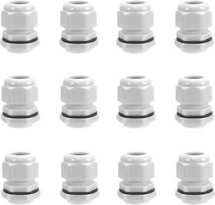 Powice Cable Duct Waterproof, 12 Pieces Cable Covers