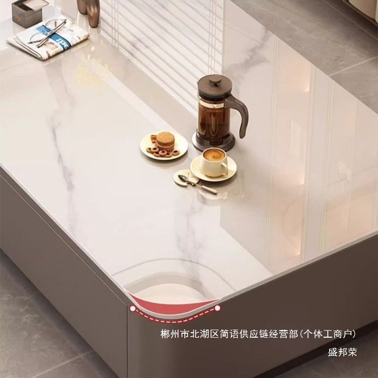 Fábrica directa sin instalación de mesa de té sala de estar mesa de té doméstica de piso pequeño tipo de mesa de té moderna mesa de té de lujo ligera