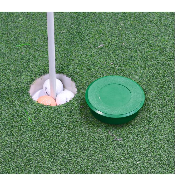 Golf Hole Cup Lid in Use