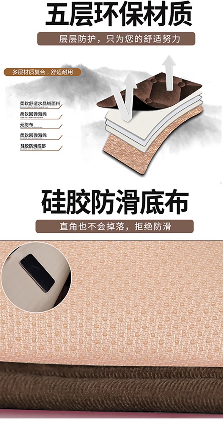 Suitable for Car Lumbar Cushion Plus Velvet Thickened Seat Cover Autumn and Winter Warm All-Season Universal Car Lumbar Cushion