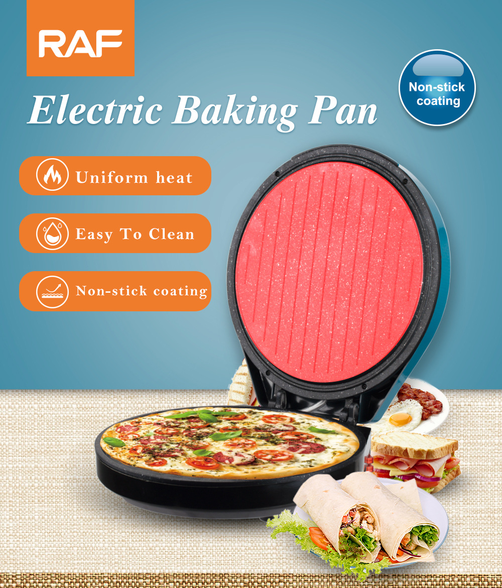 Electric Baking Pan Non-stick Double Sided Heating Pancake Maker_voghion.com