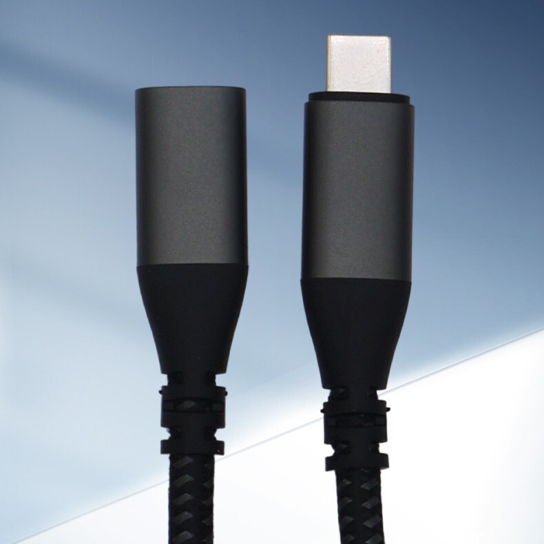 Type-C 延長ケーブル オス - メス USB3.2Gen2 フル機能データケーブル PD100W 高速充電 4K 画面投影伝送|undefined