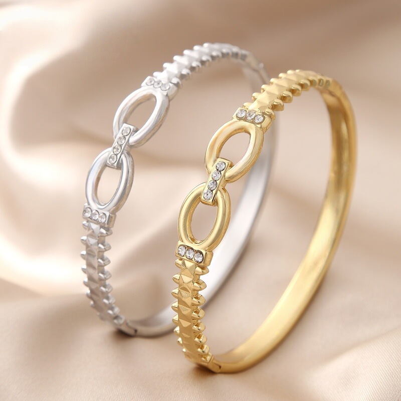 2026 New Cross-Border Hot-Selling Amazon Aliexpress Creative Trendy Simple Versatile Stainless Steel Women's Bracelet 2026 New Cross-Border Hot-Selling Amazon Aliexpress Creative Trendy Simple Versatile Stainless Steel Women's Bracelet