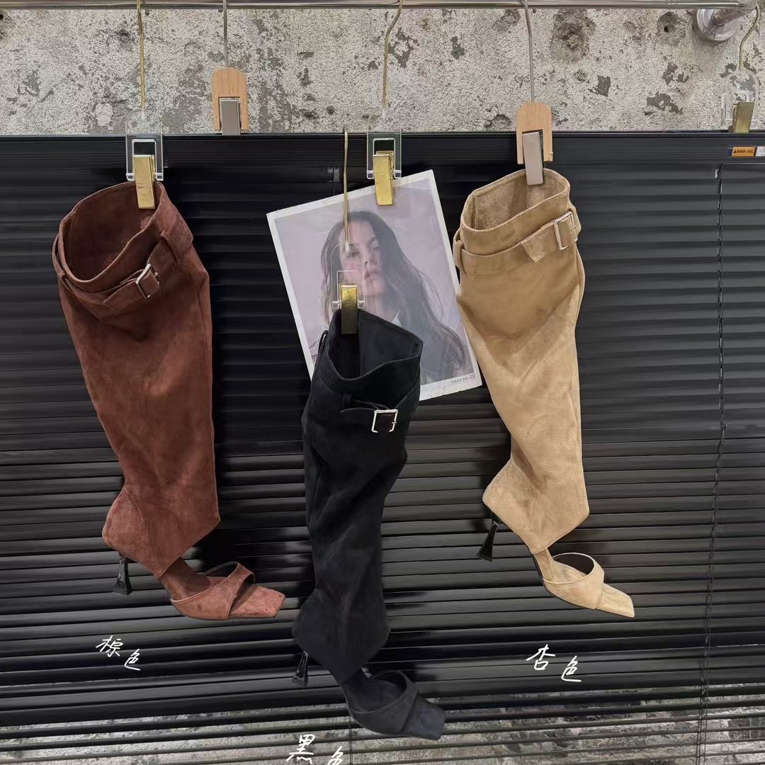 Summer fashionable universal trousers, denim high boots