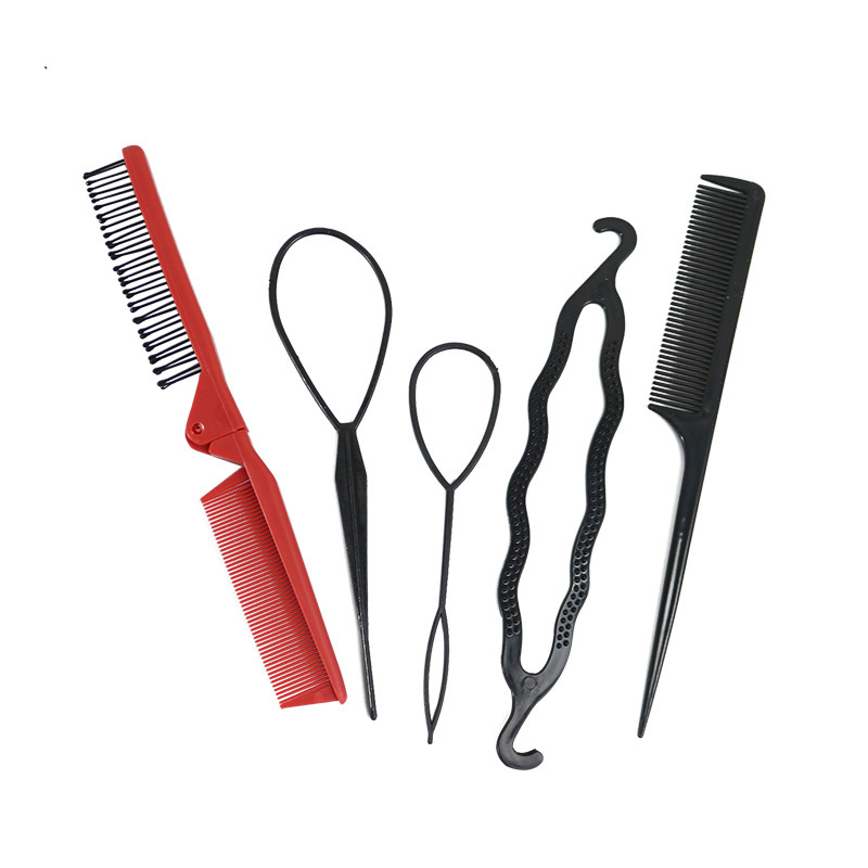 Peine plegable para niños, trenzado de patrones para bebés y niñas, sin dañar el cabello