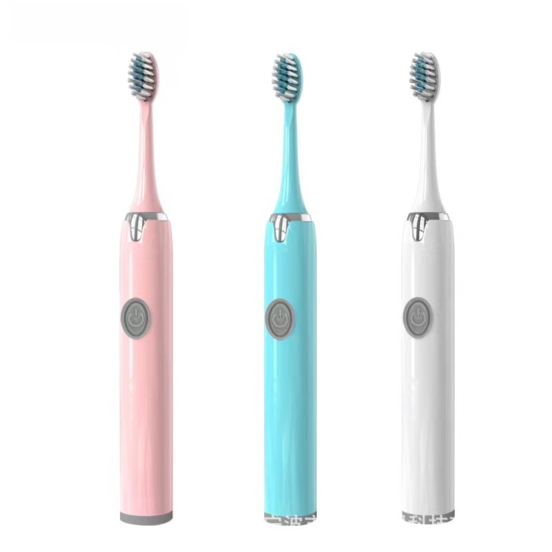 Electric Toothbrush for Adults, Sonic Vibration, Soft Bristles, Fully Automatic Battery-Powered Toothbrush