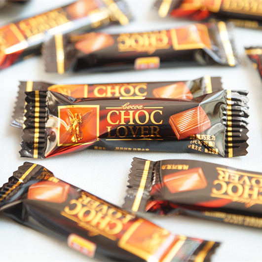 5斤包邮散装婚庆糖果京特纯黑巧克力零食网红礼物 爱情金条500g