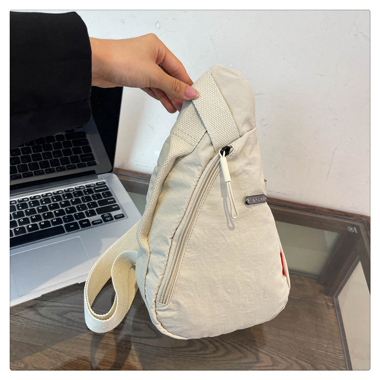 Nuova borsa da petto alla moda in tessuto Oxford per uomo e donna, borsa a tracolla semplice e versatile, borsa da petto, borsa da esterno_voghion.com