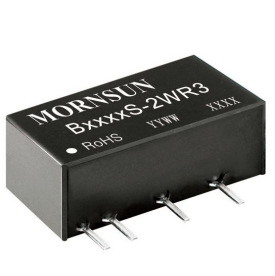 B1212S-2WR3 2W定电压输入，隔离非稳压正负双路/单路输出