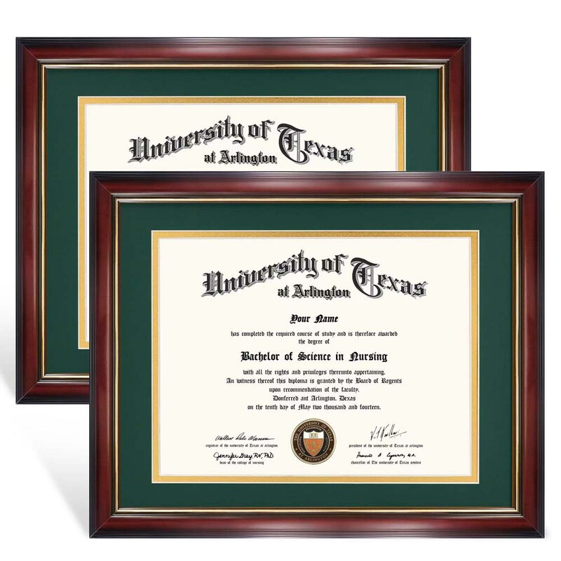 Customized CFA FRM Financial CPA CMA Certificate Photo Frame A4 European Graduation Honor Certificate Display Frame