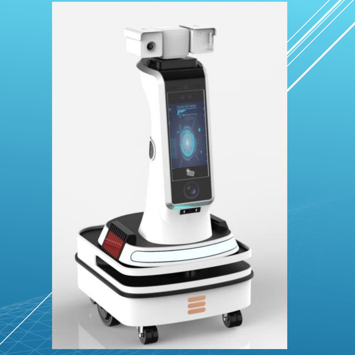 Robot de patrulla de seguridad interior totalmente automático para capturar rápidamente la medición de temperatura infrarroja en escenas complejas como la estación de fábrica