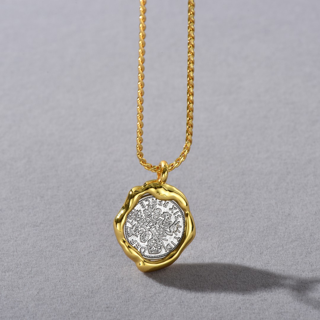 1 Piece Quantity Women's Brass Electroplating 18K Real Gold Plated Mixed Color Geometric Pendant Necklace Ring Necklace	 Bracelets Brass Jewelry