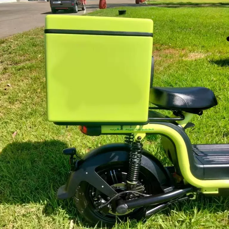 厂家直销 摩托车送货箱大容量防水配送箱骑手送餐箱 车载速递箱子