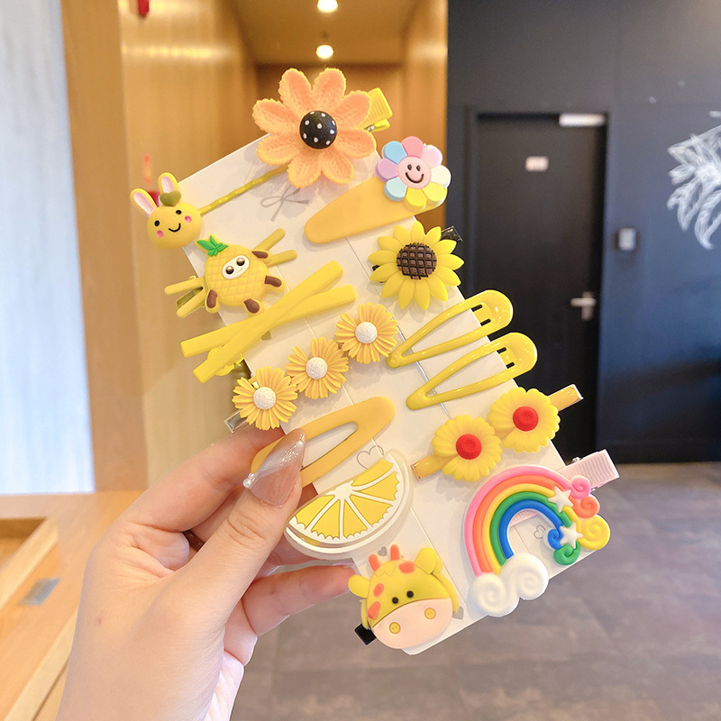 Clip de verano Corea del Sur lindo traje roto horquilla Accesorios para el cabello para niños