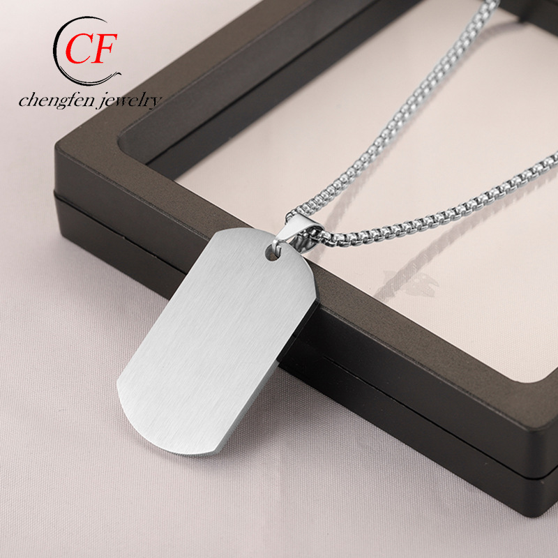 glossy pendant stainless steel