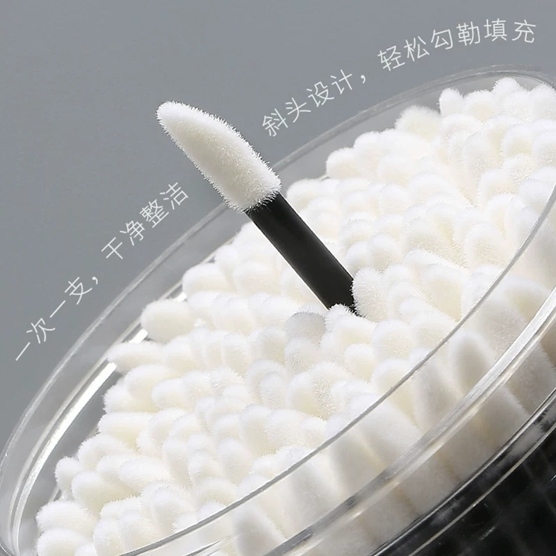 100 Barrel Disposable Lip Brush Lipstick Lip Balm Glaze Stick Makeup Brush Lip Line Makeup Artist Beginners Wholesale