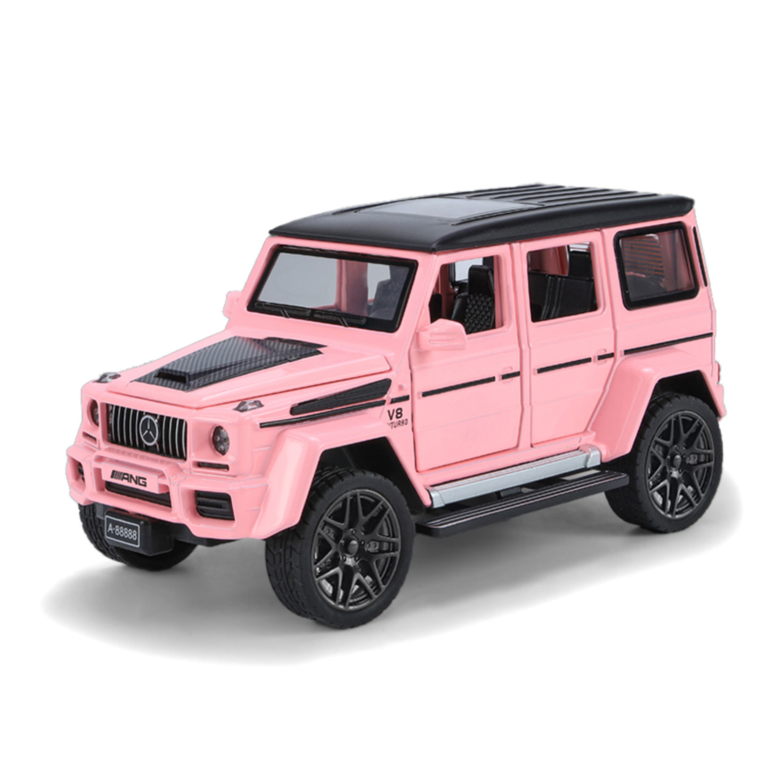 1:32 Daben G63 aleación modelo de coche simulación iluminación atrás niño decoración Douyin caja ciega Chenghai al por mayor