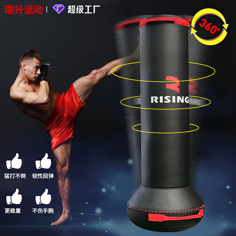 Manufacturer Wholesale Vertical Punching Bag for Adults and Children Training, Sanda, Taekwondo, Martial Arts, Thickened Punching Bag