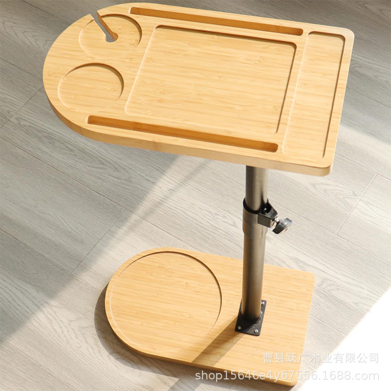 Spot Bamboo Household Red Wine Storage Rack Bathroom Bathtub Retractable Mobile Phone Holder Bathroom Storage Rack Accessible Luxury