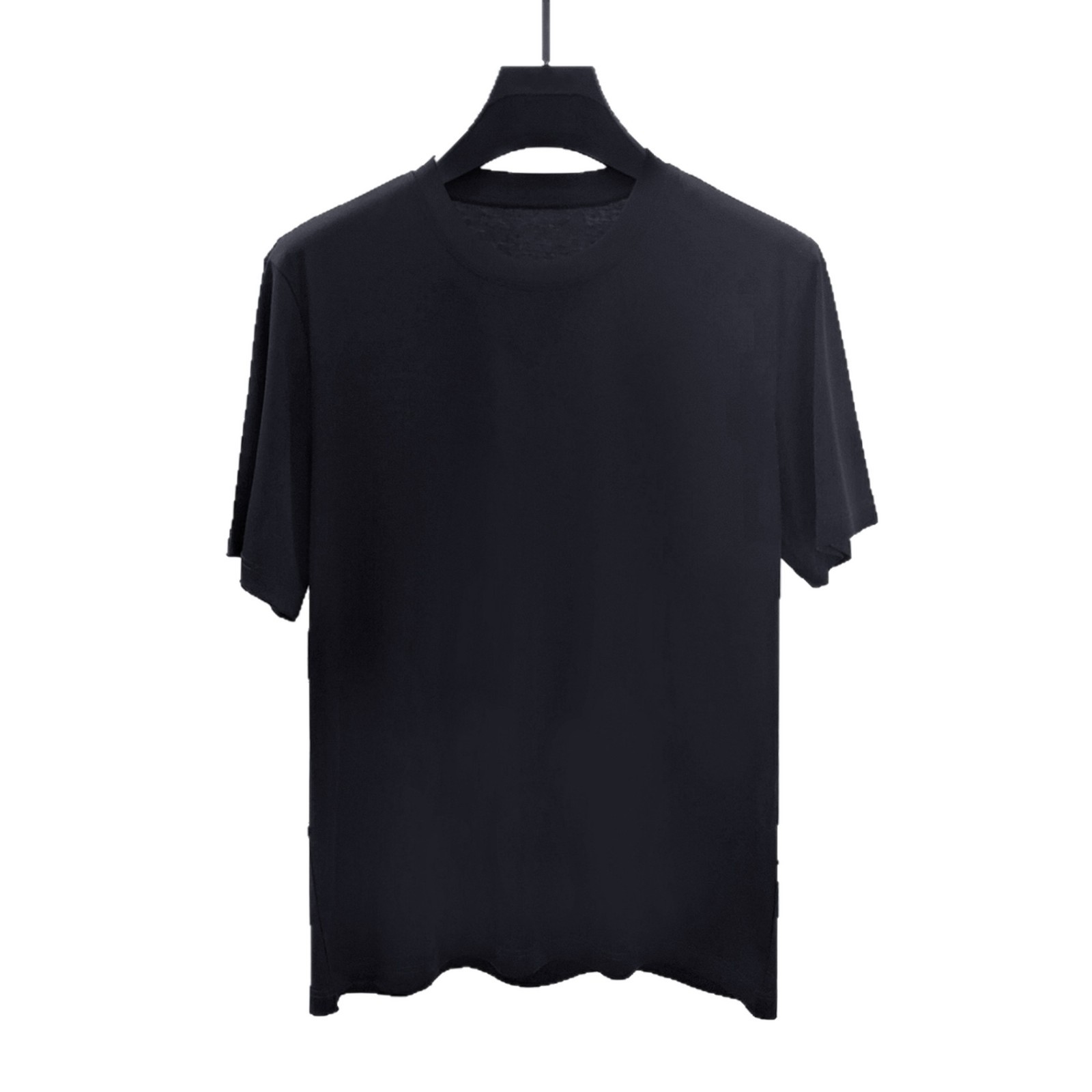 Cross-Border Trade New Spring and Summer Solid Color Men's Short-Sleeved T-Shirt High-Quality Versatile Casual Young Men's Clothing