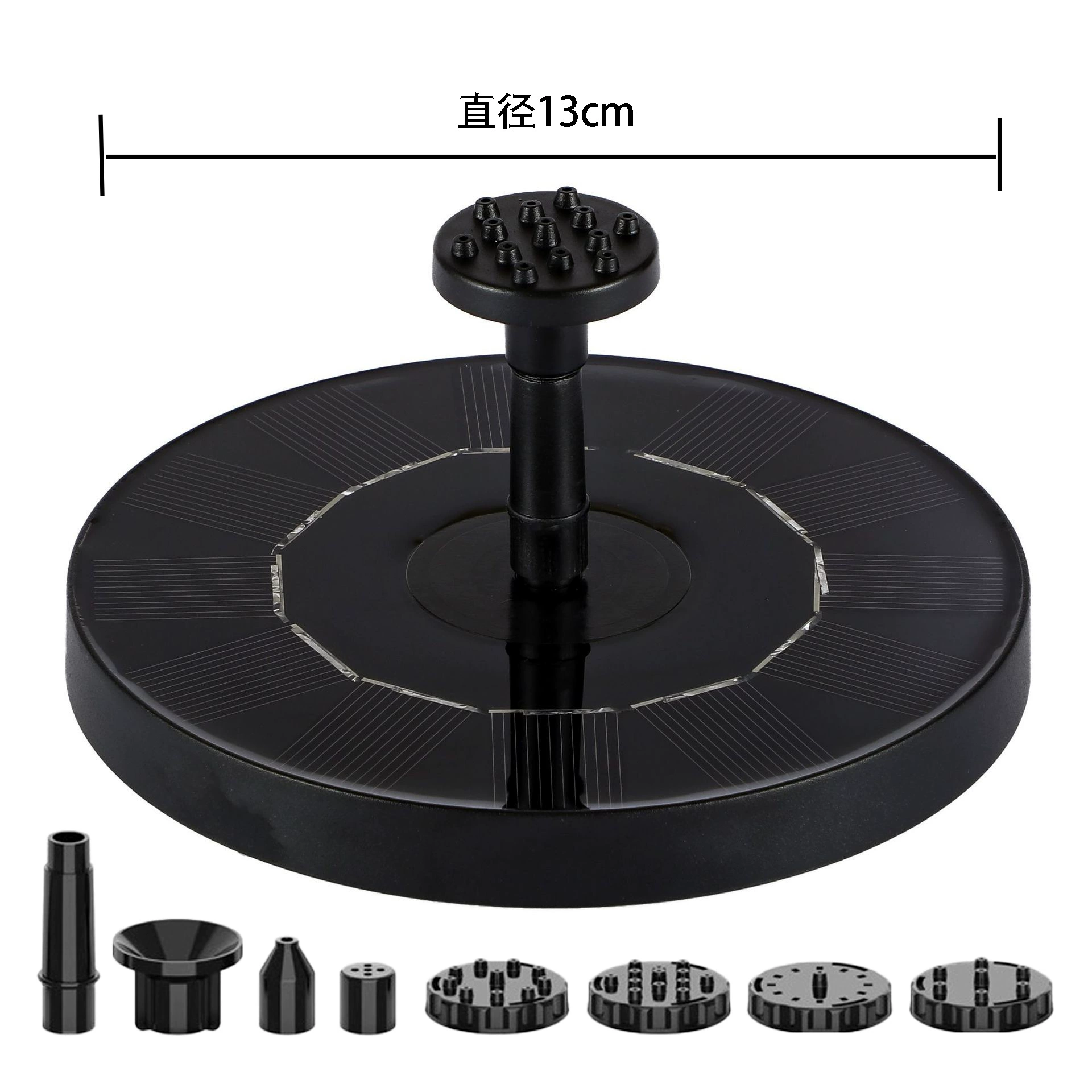 Солнечный фонтан 13cm открытый бассейн плавающая ванна для птиц фонтан бассейн сад внутренний вид воды небольшой фонтан насос