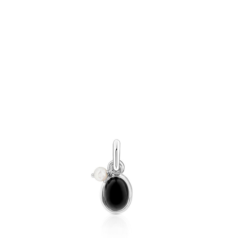 Elegant Oval Sterling Silver Inlay Artificial Gemstones Charms display picture 8