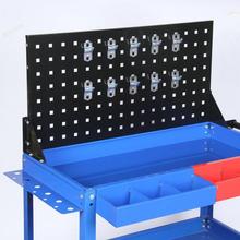 ✅汽修工具手推车加厚三层工具车 移动维修工具柜工具箱零件车厂