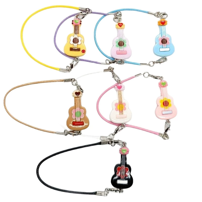 Small doll house, guitar, keychain