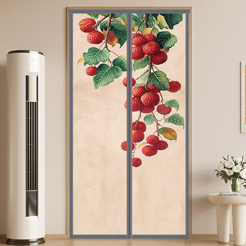 Wholesale 2026 New Model Air Conditioning Partition Curtain, Kitchen Oil-Proof, No-Drill, Windproof, Cold-Insulating, Warm-Keeping Home Door Curtain