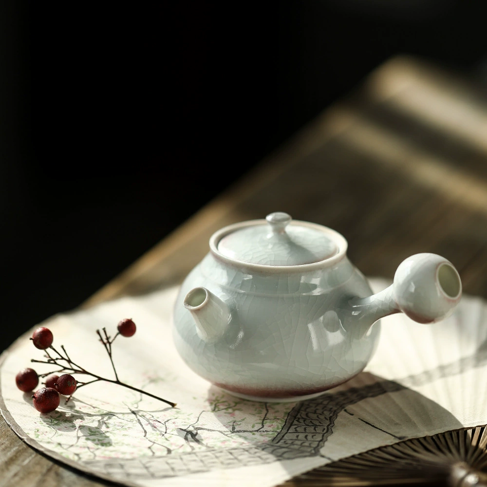 Ceramic Japanese tea set, filter, teapot, DIY