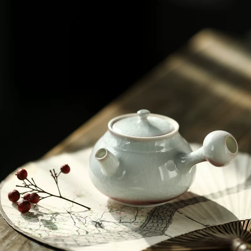 Ceramic Japanese tea set, filter, teapot, DIY