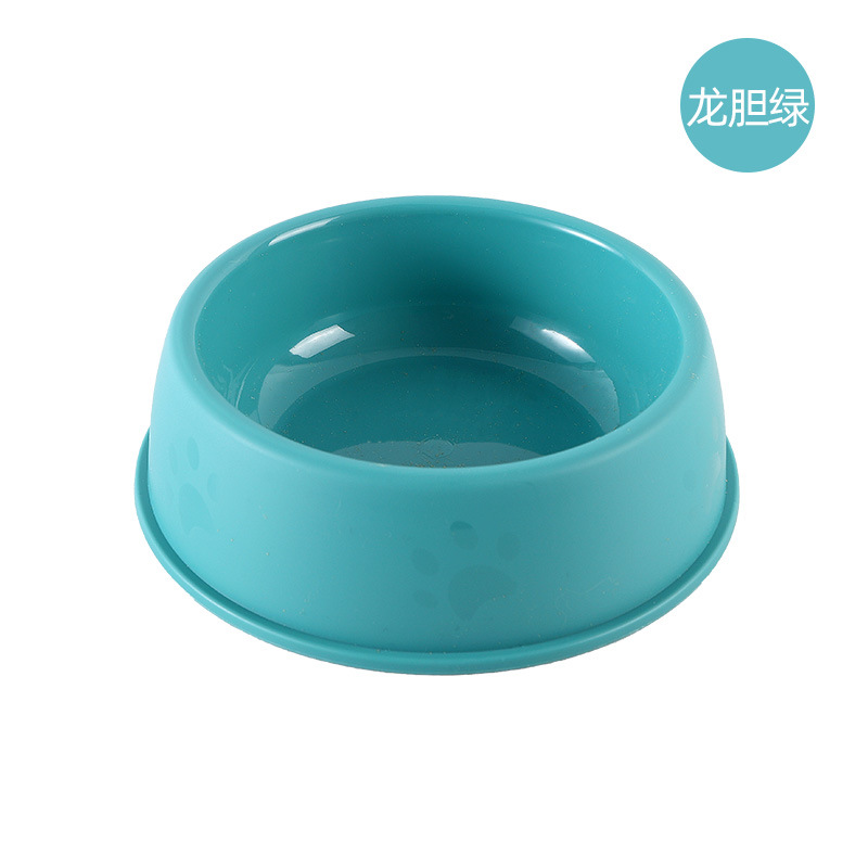 Tazón mate para mascotas personalizado Tazón de perro huellas antideslizantes Tazón de plástico Tazón de mascotas personalizado Tazón de perro logotipo