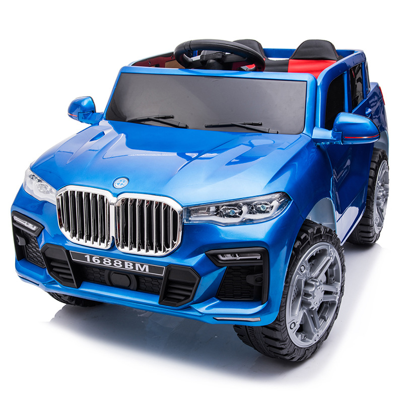 Pickup para niños, coche eléctrico de control remoto para niños, bicicleta eléctrica de cuatro ruedas para sentarse