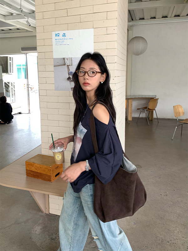 黄 _ 韓国版夏の新型レトロな古い風景のプリントをしています。|undefined
