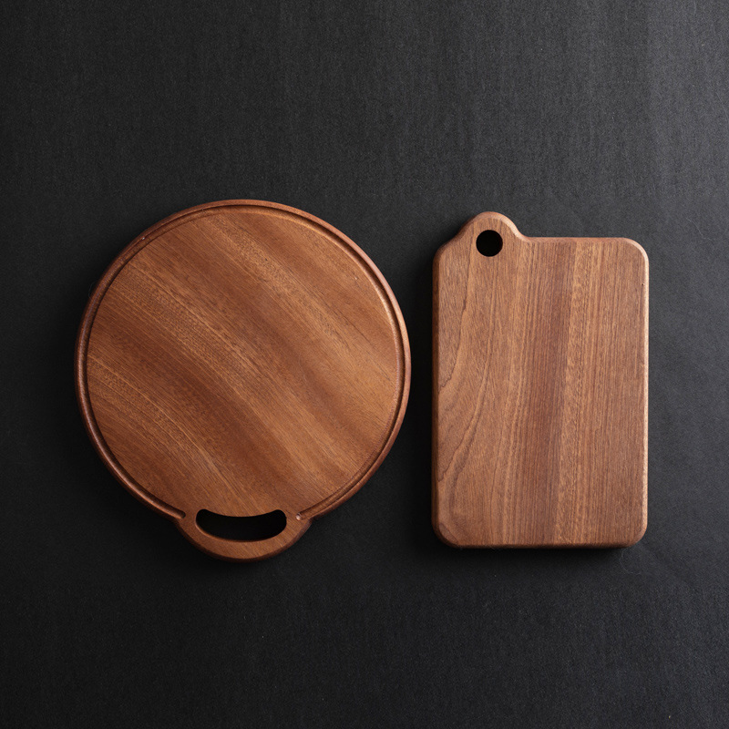 Tabla de cortar de madera maciza, tabla de cortar pequeña, tabla de pan, tabla de complementos alimenticios para niños, tabla de cortar sin pintura, bandeja de alimentos, tabla de madera entera, estilo ins