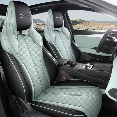 Car Cushion Leather Cushion, Modelə uyğun (Original) oturacaq örtükləri - qinhai-green-standard-edition-note-model-year-half-package-for-rear-row