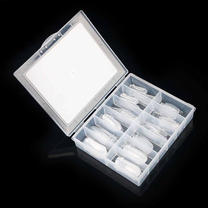 Nail Polish 120 pieces boxed Crystal extension nail mold with scale without paper holder extension nail mold in stock Nail Polish 120 pieces boxed Crystal extension nail mold with scale without paper holder extension nail mold in stock