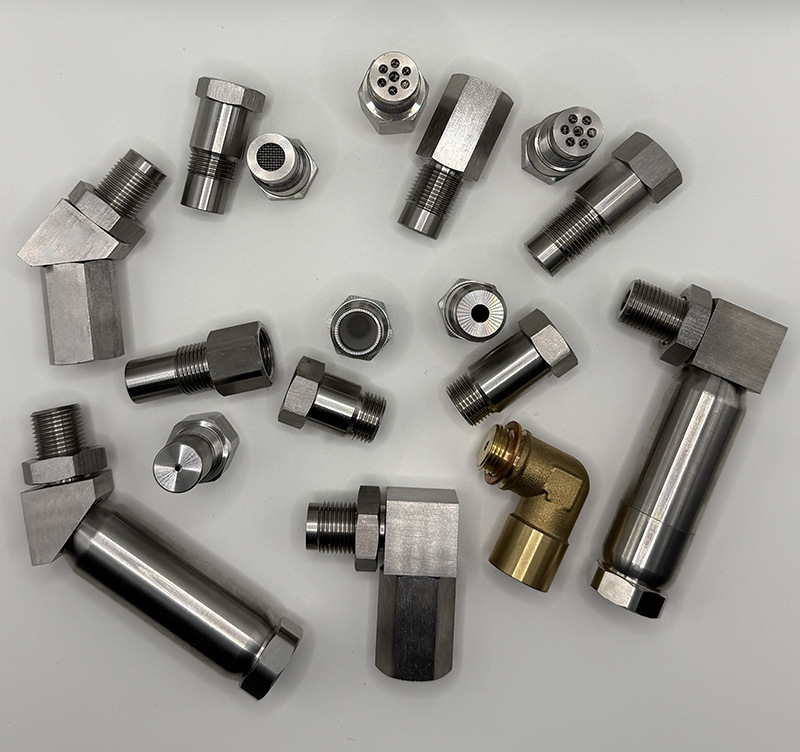 In-Stock Cross-Border Hot-Selling Car Modification Parts Stainless Steel Sensor 90-Degree Extension Connector M18*1.5