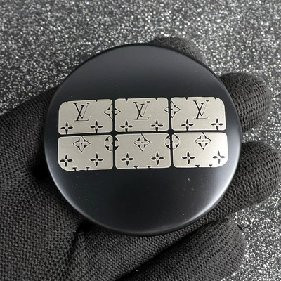 Logo Color Change, Hub cover - galaxy-l-creative-model-matte-black-4-pieces