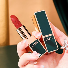 蘭奕恣意出色霧絨口紅 霧面保濕唇膏豆沙肉桂奶茶色網紅直播彩妝