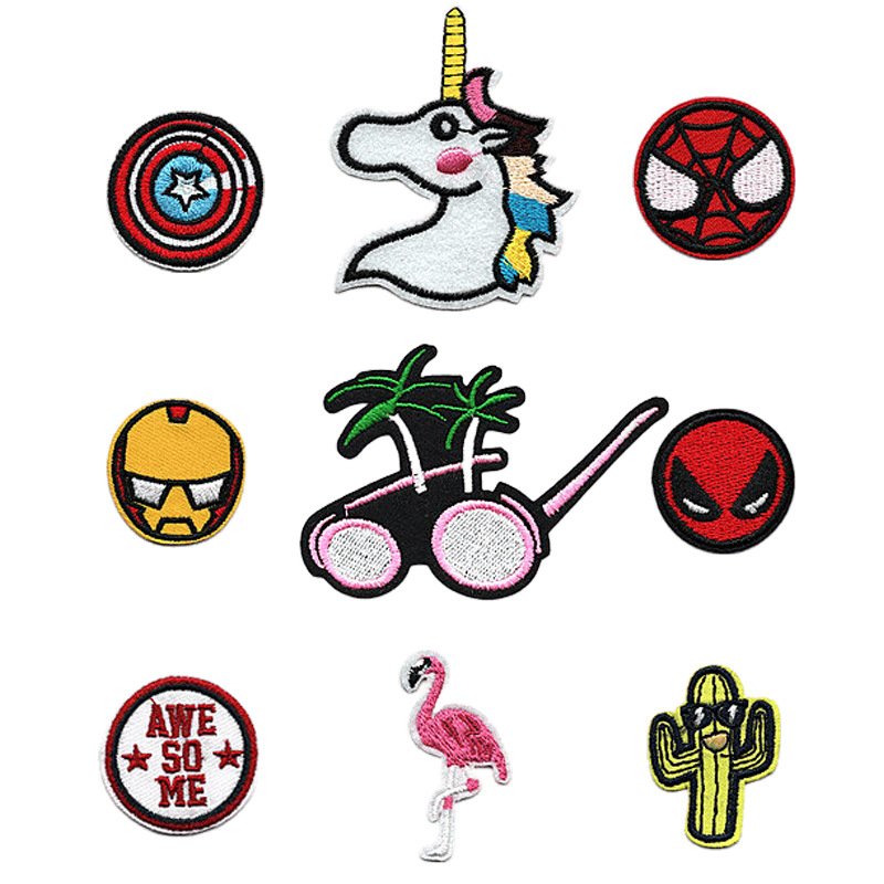 厂家直销 多款猴子造型儿童布贴 衣服补丁贴 DIY织唛补丁贴