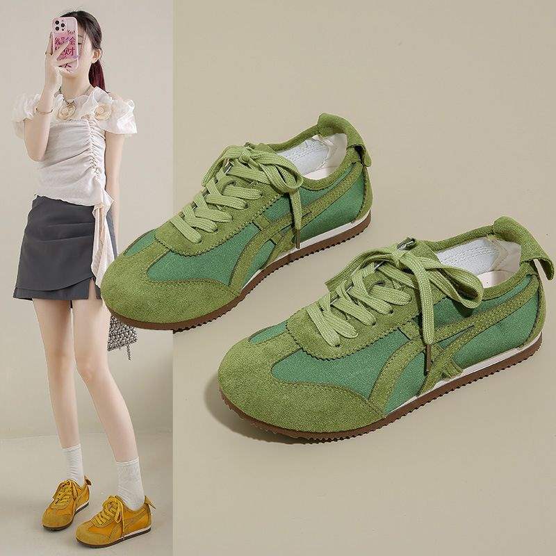 2025春夏季新款运动鞋休闲板鞋女款鞋子百搭阿甘鞋德训鞋女鞋A91