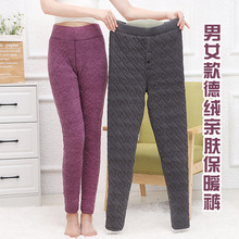 德绒棉裤新款冬季加绒护腰护膝加厚防寒自发热打底女士棉裤男女款