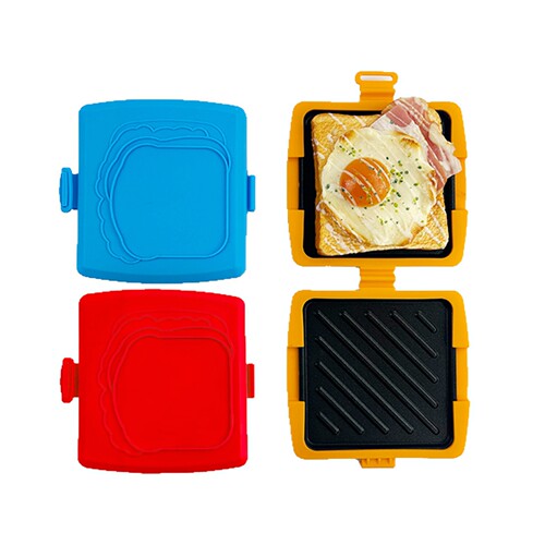 Microwave Grill New Bestselling Silicone Sandwich Toaster for Fast Microwave Breakfast