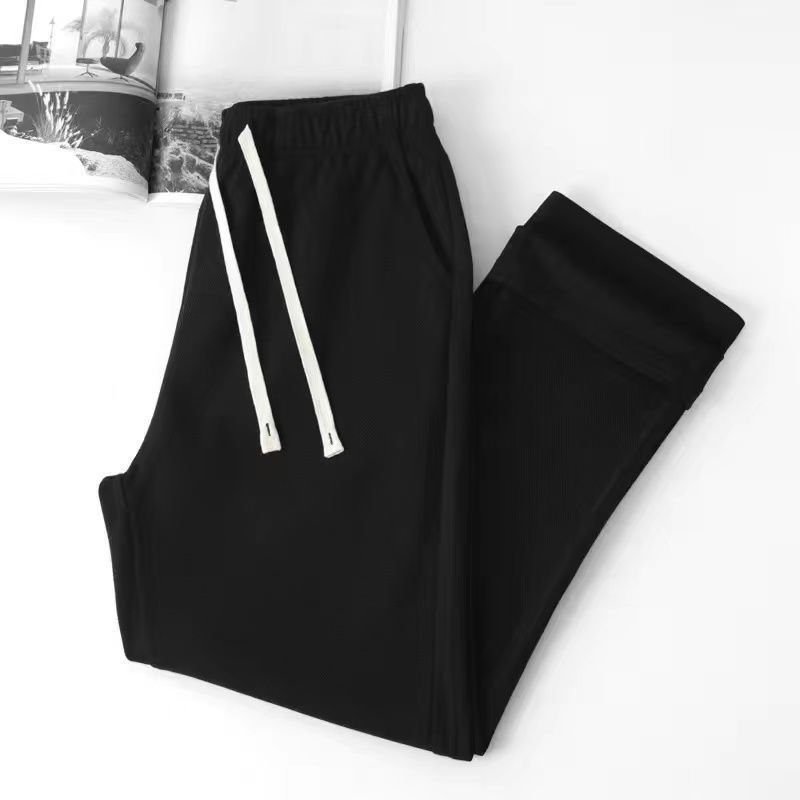 高いですが、価値があります。乳杏色重ポンド直筒斜紋衛ズボンの女性はゆったりしています。|undefined