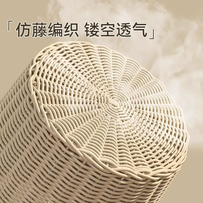 Laundry basket, capacious woven storage basket, DIY