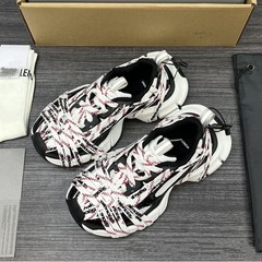 顶级天花板巴黎3XL老爹鞋2025新款百搭男女同款字母织带增高厚底